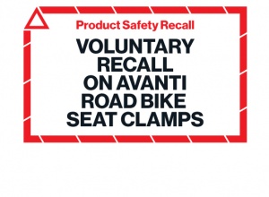 Important Notice for Australia - Avanti seat clamp voluntary recall