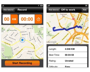 Bikeride iPhone App